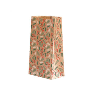Bolsas Sos Kraft Floral Navidad #6